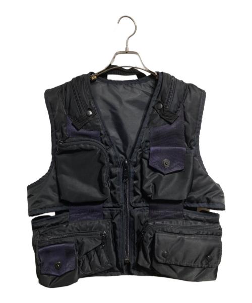 ISSEY MIYAKE（イッセイミヤケ）ISSEY MIYAKE (イッセイミヤケ) タクティカルベスト ブラック サイズ:FREEの古着・服飾アイテム