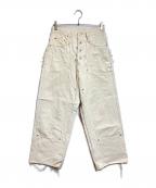 SUGARHILLシュガーヒル）の古着「edge canvas double knee pants/エッジ キャンバス ダブルニー パンツ」｜ベージュ