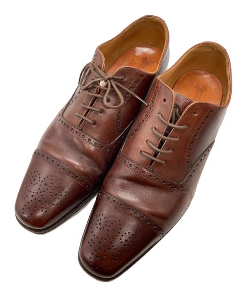 YANKO（ヤンコ）YANKO (ヤンコ) セミブローグシューズ/Semi-brogue shoes ブラウン サイズ:8　1/2の古着・服飾アイテム