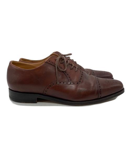 YANKO（ヤンコ）YANKO (ヤンコ) セミブローグシューズ/Semi-brogue shoes ブラウン サイズ:8　1/2の古着・服飾アイテム