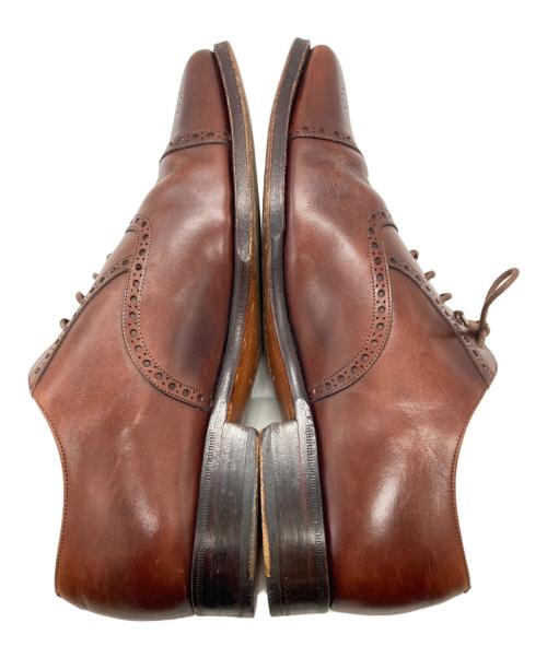YANKO（ヤンコ）YANKO (ヤンコ) セミブローグシューズ/Semi-brogue shoes ブラウン サイズ:8　1/2の古着・服飾アイテム