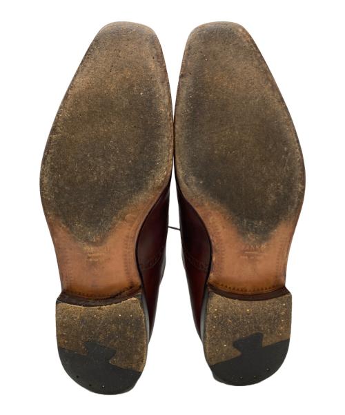 YANKO（ヤンコ）YANKO (ヤンコ) セミブローグシューズ/Semi-brogue shoes ブラウン サイズ:8　1/2の古着・服飾アイテム