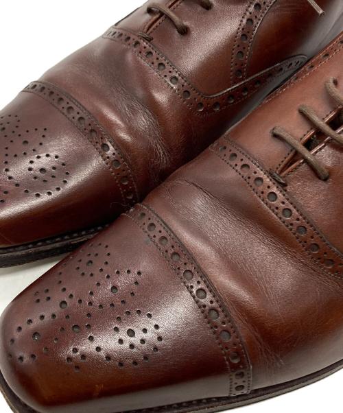 YANKO（ヤンコ）YANKO (ヤンコ) セミブローグシューズ/Semi-brogue shoes ブラウン サイズ:8　1/2の古着・服飾アイテム