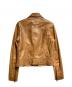 POLO RALPH LAUREN (ポロ・ラルフローレン) ラムスキンレザージャケット/Lambskin leather jacket ベージュ サイズ:XS：25000円