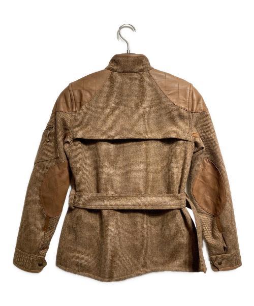 RALPH LAUREN（ラルフローレン）RALPH LAUREN (ラルフローレン) モーターサイクルジャケット/Motorcycle jacket ブラウン サイズ:4の古着・服飾アイテム