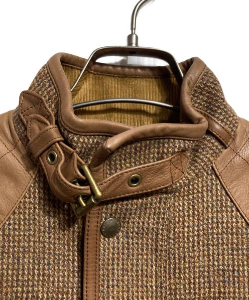 RALPH LAUREN（ラルフローレン）RALPH LAUREN (ラルフローレン) モーターサイクルジャケット/Motorcycle jacket ブラウン サイズ:4の古着・服飾アイテム