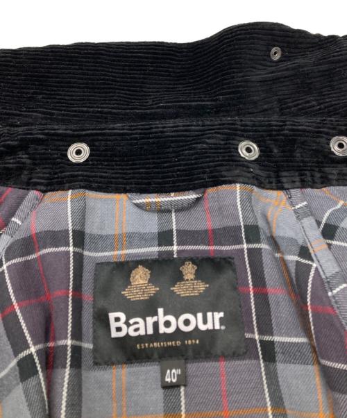 Barbour（バブアー）Barbour (バブアー) OS WAX BURGHLEY オイルドコート/OS WAX BURGHLEY Waxed Coat ブラック サイズ:40の古着・服飾アイテム