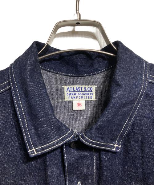 ATLAST & CO（アットラスト）ATLAST & CO (アットラスト) 1930'S デニムプルオーバージャケット/Denim Pullover Jacket インディゴ サイズ:36の古着・服飾アイテム