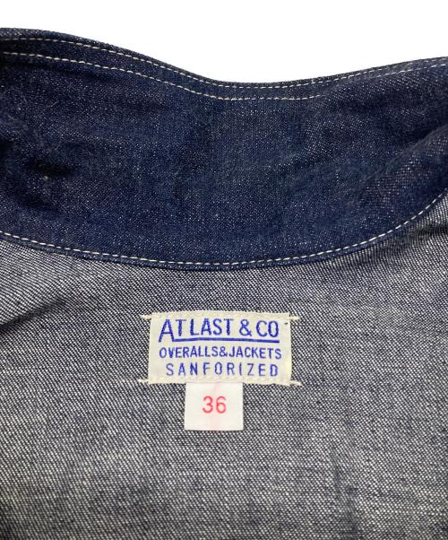 ATLAST & CO（アットラスト）ATLAST & CO (アットラスト) 1930'S デニムプルオーバージャケット/Denim Pullover Jacket インディゴ サイズ:36の古着・服飾アイテム
