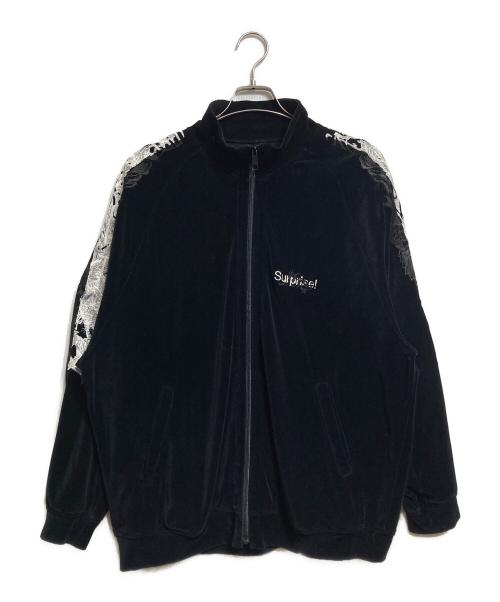 doublet（ダブレット）doublet (ダブレット) LINED EMBROIDERY TRACK JACKET/裏地付き刺繍トラックジャケット ブラック サイズ:Mの古着・服飾アイテム
