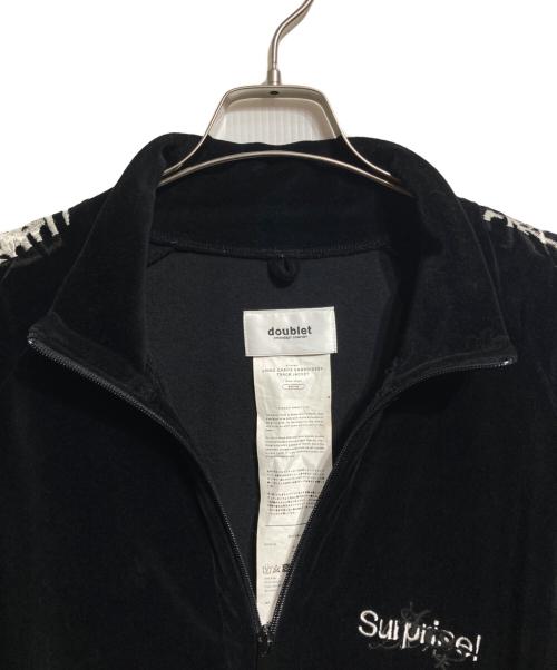 doublet（ダブレット）doublet (ダブレット) LINED EMBROIDERY TRACK JACKET/裏地付き刺繍トラックジャケット ブラック サイズ:Mの古着・服飾アイテム