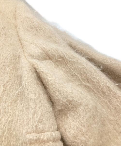 HYKE（ハイク）HYKE (ハイク) モヘアショートコート/Short mohair coat ベージュ サイズ:1の古着・服飾アイテム