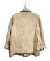 HYKE (ハイク) モヘアショートコート/Short mohair coat ベージュ サイズ:1：33000円