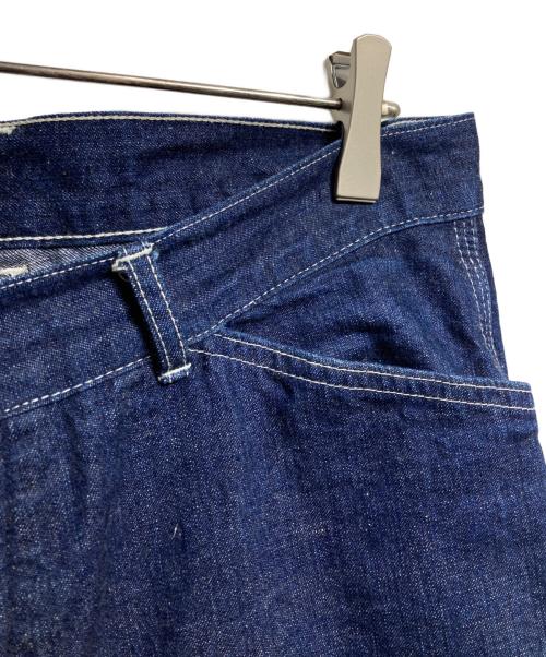 A.PRESSE（アプレッセ）A.PRESSE (アプレッセ) Military Denim Trousers/ミリタリーデニムトラウザーズ インディゴ サイズ:3の古着・服飾アイテム