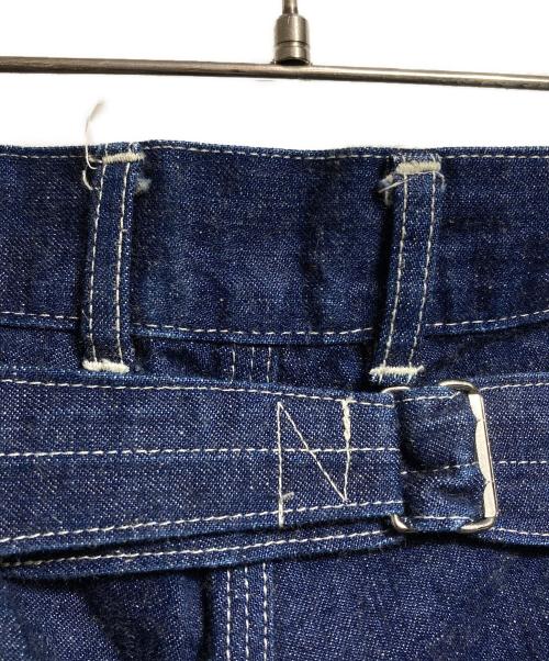 A.PRESSE（アプレッセ）A.PRESSE (アプレッセ) Military Denim Trousers/ミリタリーデニムトラウザーズ インディゴ サイズ:3の古着・服飾アイテム