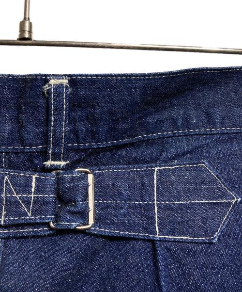 A.PRESSE（アプレッセ）A.PRESSE (アプレッセ) Military Denim Trousers/ミリタリーデニムトラウザーズ インディゴ サイズ:3の古着・服飾アイテム