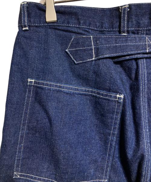 A.PRESSE（アプレッセ）A.PRESSE (アプレッセ) Military Denim Trousers/ミリタリーデニムトラウザーズ インディゴ サイズ:3の古着・服飾アイテム