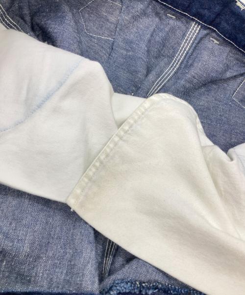 A.PRESSE（アプレッセ）A.PRESSE (アプレッセ) Military Denim Trousers/ミリタリーデニムトラウザーズ インディゴ サイズ:3の古着・服飾アイテム