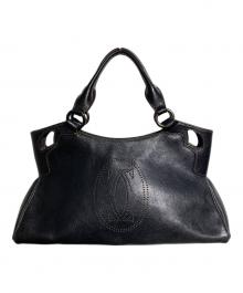 Cartier（カルティエ）の古着「マルチェロ ドゥ カルティエ ハンドバッグ/Marcello de Cartier handbag」｜ブラック