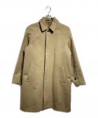 COMOLIコモリ）の古着「メルトンウール バルカラーコート/Melton Wool Balmacaan Coat」｜カーキ