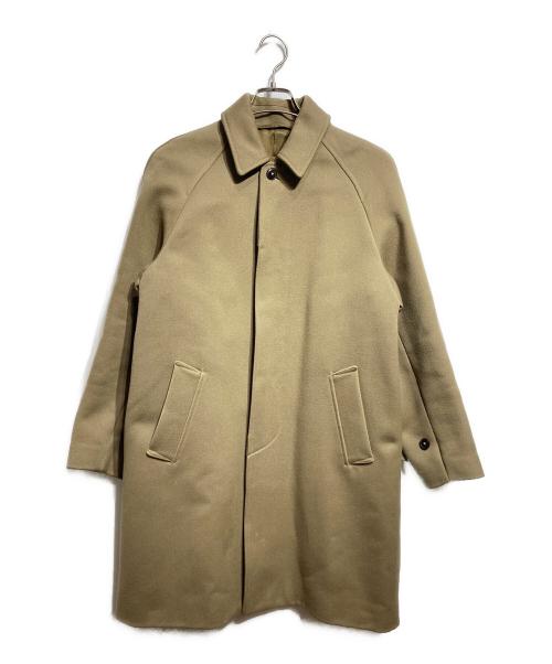 COMOLI（コモリ）COMOLI (コモリ) メルトンウール バルカラーコート/Melton Wool Balmacaan Coat カーキ サイズ:2の古着・服飾アイテム