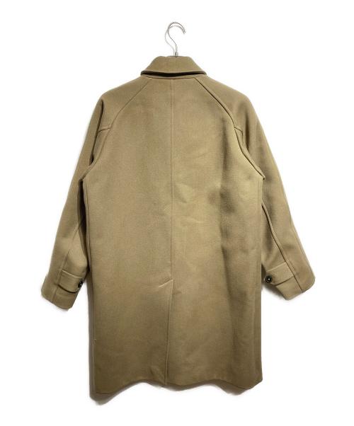 COMOLI（コモリ）COMOLI (コモリ) メルトンウール バルカラーコート/Melton Wool Balmacaan Coat カーキ サイズ:2の古着・服飾アイテム