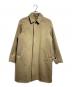 COMOLI（コモリ）の古着「メルトンウール バルカラーコート/Melton Wool Balmacaan Coat」｜カーキ