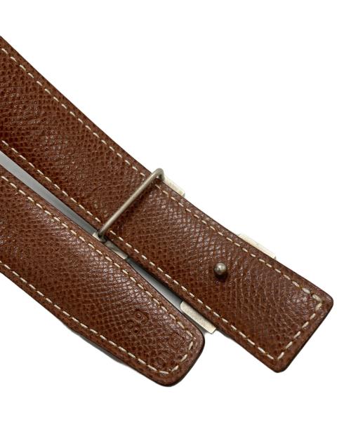 HERMES（エルメス）HERMES (エルメス) Hバックルコンスタンスベルト/Constance Belt  ブラウンの古着・服飾アイテム