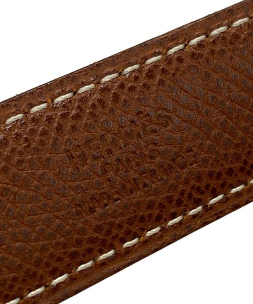 HERMES（エルメス）HERMES (エルメス) Hバックルコンスタンスベルト/Constance Belt  ブラウンの古着・服飾アイテム