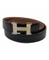 HERMES（エルメス）の古着「Hバックルコンスタンスベルト/Constance Belt 」｜ブラウン