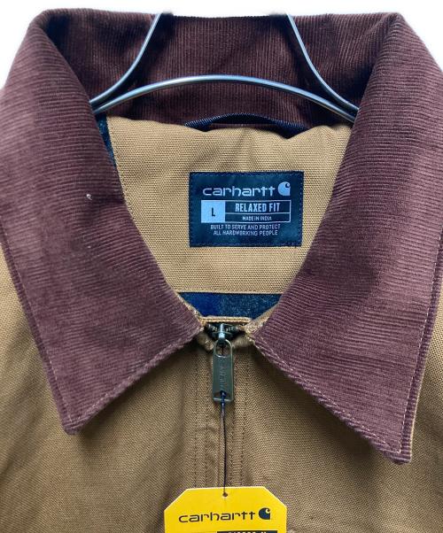 CarHartt（カーハート）CarHartt (カーハート) BLANKET-LINED DETROIT JACKET ブラウン サイズ:L 未使用品の古着・服飾アイテム