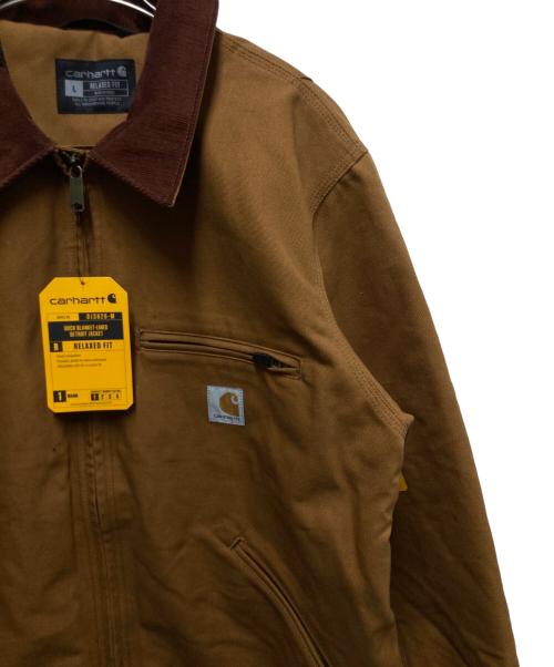 CarHartt（カーハート）CarHartt (カーハート) BLANKET-LINED DETROIT JACKET ブラウン サイズ:L 未使用品の古着・服飾アイテム