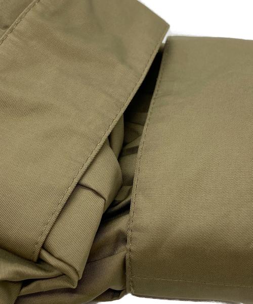 MM6 Maison Margiela（エムエムシックスメゾンマルジェラ）MM6 Maison Margiela (エムエムシックスメゾンマルジェラ) プリーツトレンチコート/Pleated trench coat カーキ サイズ:38の古着・服飾アイテム