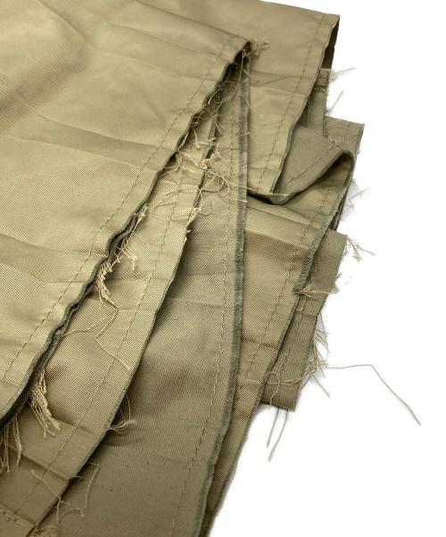 MM6 Maison Margiela（エムエムシックスメゾンマルジェラ）MM6 Maison Margiela (エムエムシックスメゾンマルジェラ) プリーツトレンチコート/Pleated trench coat カーキ サイズ:38の古着・服飾アイテム