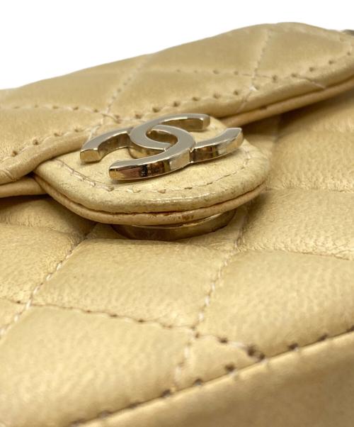 CHANEL（シャネル）CHANEL (シャネル) マトラッセバッグチャーム/Matelassé Bag Charm イエローの古着・服飾アイテム