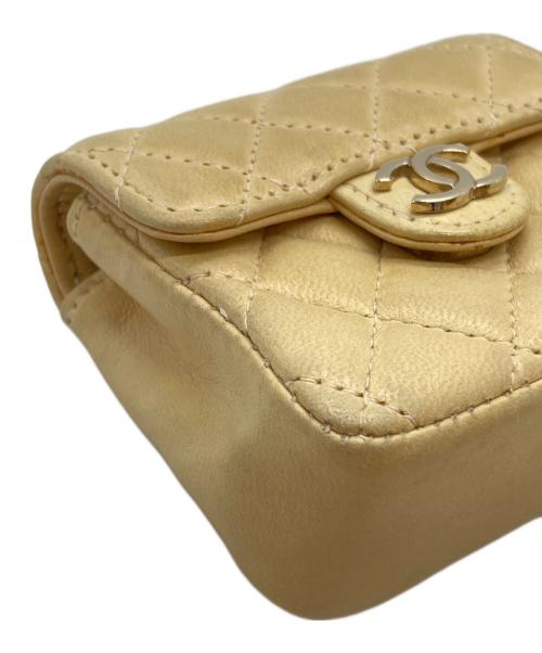 CHANEL（シャネル）CHANEL (シャネル) マトラッセバッグチャーム/Matelassé Bag Charm イエローの古着・服飾アイテム