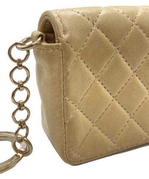 CHANEL（シャネル）CHANEL (シャネル) マトラッセバッグチャーム/Matelassé Bag Charm イエローの古着・服飾アイテム