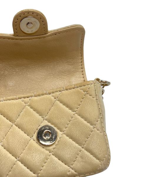CHANEL（シャネル）CHANEL (シャネル) マトラッセバッグチャーム/Matelassé Bag Charm イエローの古着・服飾アイテム