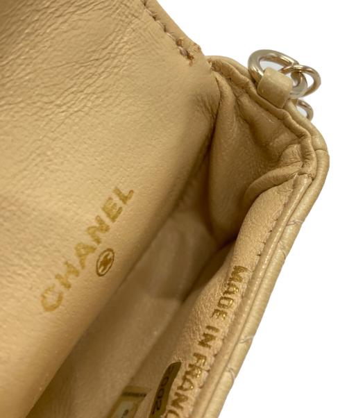 CHANEL（シャネル）CHANEL (シャネル) マトラッセバッグチャーム/Matelassé Bag Charm イエローの古着・服飾アイテム