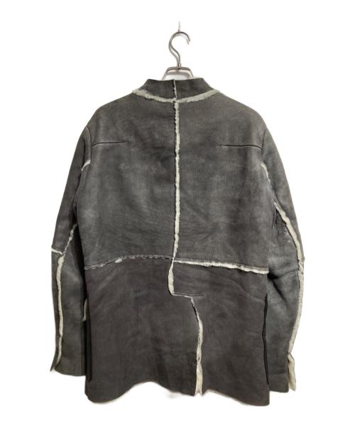 BED J.W. FORD（ベッドフォード）BED J.W. FORD (ベッドフォード) ムートンコート/Mouton coat グレー サイズ:1の古着・服飾アイテム