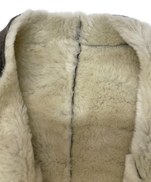 BED J.W. FORD（ベッドフォード）BED J.W. FORD (ベッドフォード) ムートンコート/Mouton coat グレー サイズ:1の古着・服飾アイテム