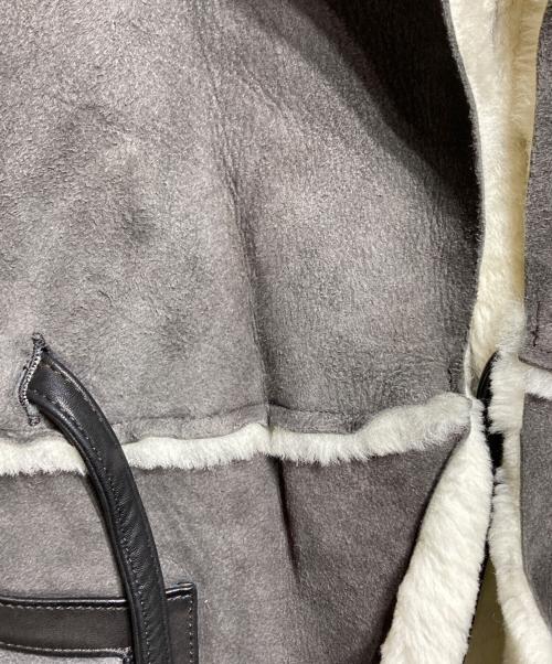 BED J.W. FORD（ベッドフォード）BED J.W. FORD (ベッドフォード) ムートンコート/Mouton coat グレー サイズ:1の古着・服飾アイテム