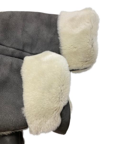 BED J.W. FORD（ベッドフォード）BED J.W. FORD (ベッドフォード) ムートンコート/Mouton coat グレー サイズ:1の古着・服飾アイテム