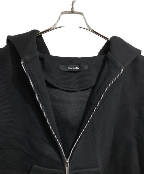 SEVENTH（セブンス）SEVENTH (セブンス) V2 ZIP HOODIE/ジップフーディー ブラック サイズ:XLの古着・服飾アイテム