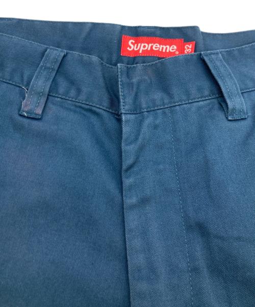 SUPREME（シュプリーム）SUPREME (シュプリーム) チノパン ブルー サイズ:32の古着・服飾アイテム