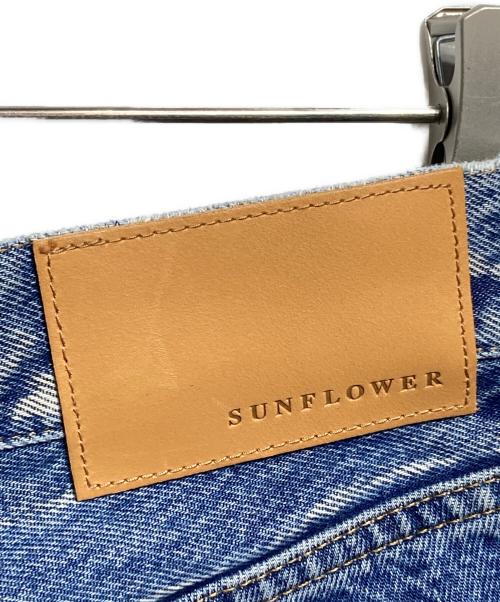SUNFLOWER（サンフラワー）SUNFLOWER (サンフラワー) LOOSE ブリーチデニムパンツ/Bleached denim pants インディゴ サイズ:32/30の古着・服飾アイテム
