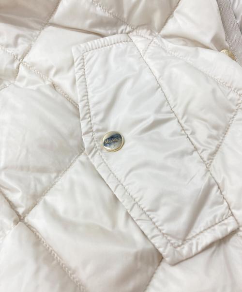 MaxMara THE CUBE（マックスマーラ ザ キューブ）MaxMara THE CUBE (マックスマーラ ザ キューブ) ロングキルティングベスト ホワイト サイズ:40の古着・服飾アイテム
