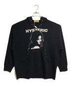 Hysteric Glamourヒステリックグラマー）の古着「WOMAN HEAD パーカー」｜ブラック