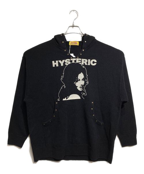 Hysteric Glamour（ヒステリックグラマー）Hysteric Glamour (ヒステリックグラマー) WOMAN HEAD パーカー ブラック サイズ:FREE 未使用品の古着・服飾アイテム