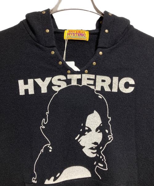 Hysteric Glamour（ヒステリックグラマー）Hysteric Glamour (ヒステリックグラマー) WOMAN HEAD パーカー ブラック サイズ:FREE 未使用品の古着・服飾アイテム